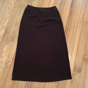 Liz Baker size 10 chocolate brown skirt